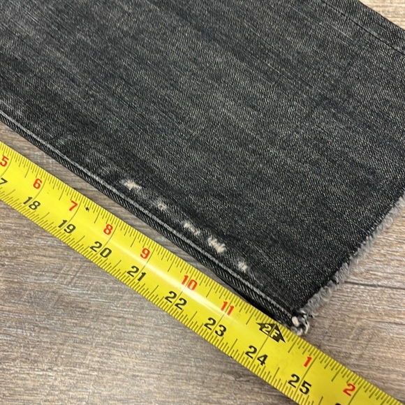 Vince Women’s Black Distressed Relaxed Fit Jeans Size 26 - Picture 13 of 14